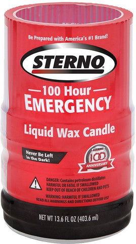 Sterno 100 Hour Emergency Candle front view