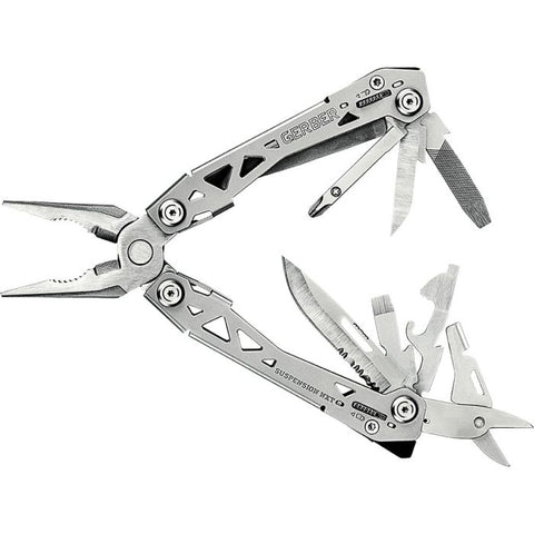 Gerber Suspension NXT open with tools displayed