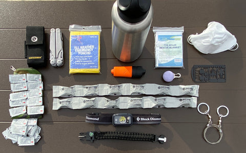 W.I.S. WATER BOTTLE SURVIVAL KIT